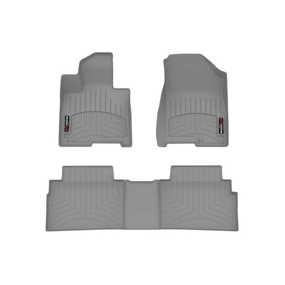 WeatherTech Custom Fit FloorLiners compatible with 2023-2025 Kia Sportage Plug-In Hybrid - 1st & 2nd Row, Grey