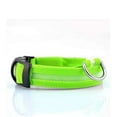thumbnail image 2 of PULLIMORE LED Dog Collar Safety USB Rechargeable Flashing Light Pet Leashes Collars Adjustable Reflective Glowing Strings for Small, Medium, Large Dogs "S-XL,Green", 2 of 8
