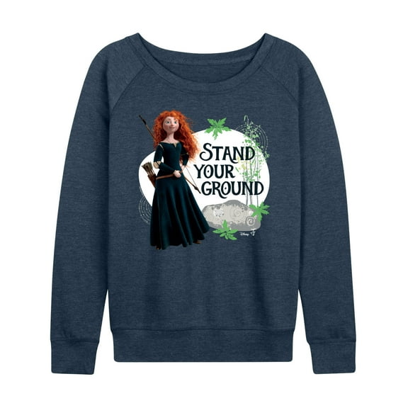 Disney Brave - Merida Stand Your Ground - Women's Lightweight French Terry Long Sleeve Shirt