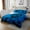 Dodger Blue, variant on Erosebridal Black Dragon Bedspread Sets Twin Size s, Wildlife Bed Quilt, Blue Black 2pcs