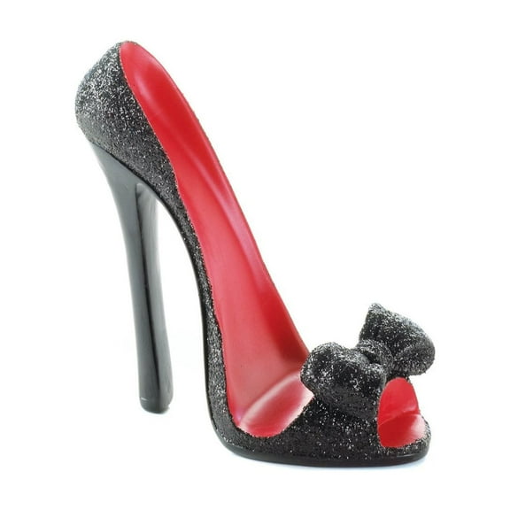 Black Bow Shoe Phone Holder 5.25x2.5x5.62"