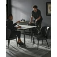 thumbnail image 2 of VASAGLE EKHO Collection - Dining Chairs Set of 2, Upholstered Kitchen Chairs, Comfortable Seat, Synthetic Leather with Stitching, Mid-Century Modern, Easy Assembly, Living Room Lounge, 2 of 5