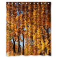 thumbnail image 1 of ABPHQTO Cortina de ducha de hoja de arce Cortina de ducha impermeable 150x180 cm, 1 of 2