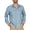 Blue, variant on POENTAB Mens Safari Work Shirts Long Sleeve Hiking Fishing Tops UPF 50 Quick Dry Camping Travel Button Down Shirt with Pockets