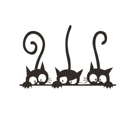 Maoww Cat Wall Stickers Cats Self Adhesive Kids Decals Art Murals Living Room Baby Rooms Diy Decoration Canada - Baby Room Wall Art Stickers Maoww Cat Wall Stickers Cats Self Adhesive Kids Decals Art Murals Living Room Baby Rooms Diy Decoration Canada - Baby Room Wall Art Stickers