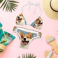 thumbnail image 6 of Corgi Dog Detachable Sponge Adjustable Strap Bikini Set Two-Pack Swim Suits - Ideal for Beach and Pool Scenes, 6 of 6