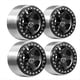 thumbnail image 2 of 4 Piezas de Metal de 1,9 Pulgadas con Borde de Rueda Beadlock para 1/10 Coche Trepador de Control Remoto para Axial SCX10 Pro Capra TRX4/ D90 Redcat B, 2 of 5