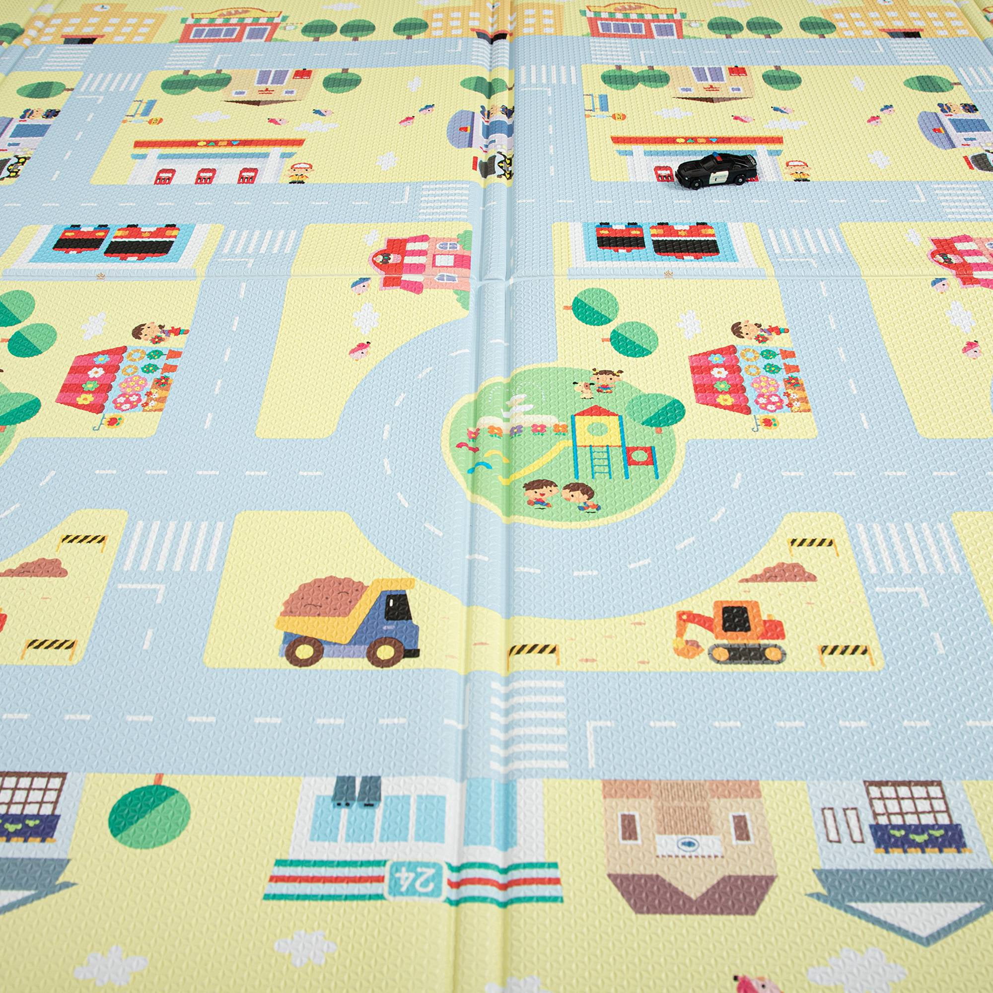 Ray Star Baby Play Mat 51inx74inx0.39in Toddler Climbing Mats Indoor Activity Mat Foldable Climbing Mat kids play mat