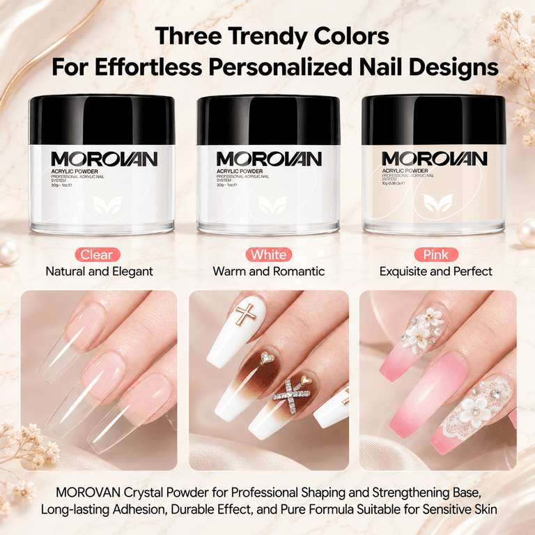 Morovan Acrylic Nail Kit With Powder & Liquid photo 6