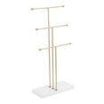 thumbnail image 1 of lionlar Tabletop 3 Cascading Tiers Bracelet Necklace Jewelry Display Tree Rack, for Your Golden A, 1 of 9