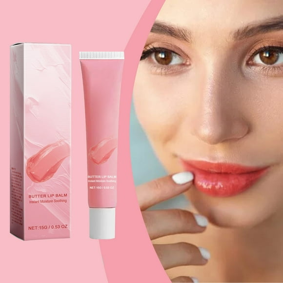 sales today clearance!DHALL Glossier Lip Balm Lip Plumper Gloss Lip MoisturizerLip Butter Balm Conditioning Lip And Lip Balm For Instant Shine And Hydration Sheer Tinted Soothing Lip Care