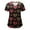 Gold, variant on Womens Scrubs V-Neck Medical Scrub Top Short Sleeve Plus Size Blouse Workwear Scrubs Cute Cartoon Print Nurse Uniform Shirts with Pockets