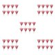 thumbnail image 3 of Decoración de pastos de pampa sintéticos Matsuzay Ecológica Bajo mantenimiento Seda Degradado Rosa rojo, 3 of 6
