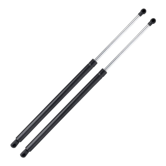 DAMAIJOY 2pcs Liftgate Hatch Tailgate Lift Supports Rear Side Gas Charged Shocks Strut Springs Smooth Silver Steel for Jeep for Cherokee 1995-1996 16.38 -Actual Compressed Length