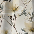 thumbnail image 2 of Designart "Blue White Daffodil Unity" Floral Blackout Curtain Single Panel, 2 of 4