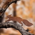 thumbnail image 2 of Tree Squirrel - Metal Garden Ornament - 30cm - Natural Rust Patina, 2 of 5