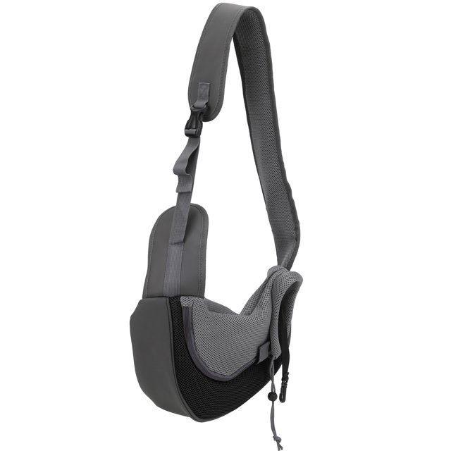 Portabebés para mascotas, bolso de hombro con manos libres, bolso de viaje para mascotas, bolso con bolsillo frontal, bolso transportador para gatos para caminar, viajar, uso diario (S)