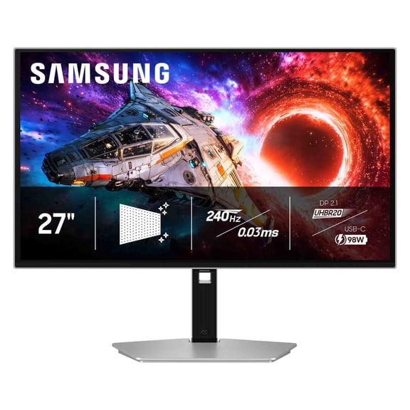 Samsung 27" Odyssey OLED G8 G80SH 4K 240Hz USB-C 98W DP 2.1 Gaming Monitor - LS27HG802SNXZA