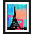 thumbnail image 2 of Stephen Chambers 19x24 Black Ornate Wood Framed With Double Matting Wall Art Titled - Eiffel 2, 2 of 6