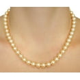 thumbnail image 3 of 14K Gold 8-9mm AAAA Quality Peach Freshwater Cultured Pearl Necklace for Women in 16 Choker Length, 3 of 7