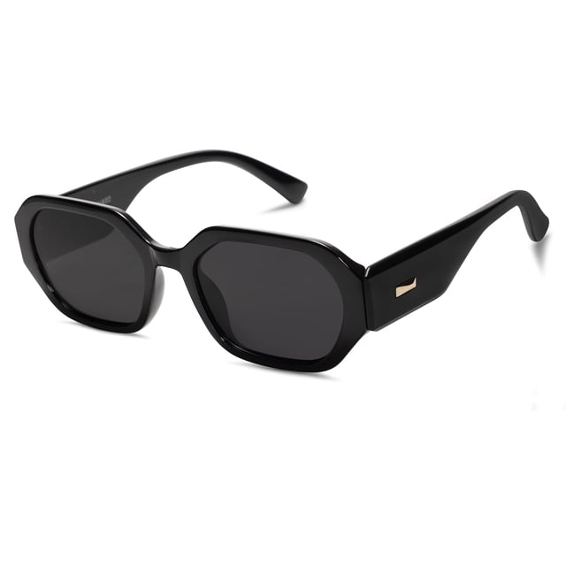 Gafas de sol SOJOS SJ2232 polarizadas para mujer con lente negra y gris