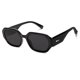 thumbnail image 1 of Gafas de sol SOJOS SJ2232 polarizadas para mujer con lente negra y gris, 1 of 6
