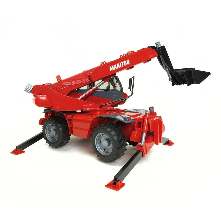 【新品未使用！】bruder MANITOU MRT 2150 ミニカー　働く車 Amazon.com: Bruder MRT 2150 Manitou Telescopic Loader : Toys