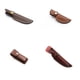 thumbnail image 4 of Inteprter Funda de piel de vaca, resistente, suave, protector de hoja, hebilla de cinturón, ligero, portátil, compacto, vaina de cuero, caza de Almacenamiento y organización del hogar Tipo 4, 4 of 6