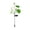 White, variant on Linnome Solar Powered Lotus Lawn Lamp Outdoor Garden Landscape Light Three Head Flower Style for Yard Patio 29.13in