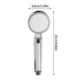 thumbnail image 3 of Dual Filter Shower Head with Vitamin C Cartridge High Pressure Handheld Shower Head Remove Chlorine Fluoride Heavy Metals Soften Hard Water for Dry Skin and Hair Care Bathroom Accessories, 3 of 4