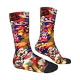 thumbnail image 3 of Lsque Mario Printed Men's Crew Socks, Soft Durable Breathable Moisture-Wicking with Odor Control Cotton socks, 3 of 7
