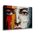 thumbnail image 2 of abstract artwork portrait Poster Decorative Painting Canvas Wall Art Living Room Posters Bedroom Painting,Frame-style,28×41inch (70×105cm), 2 of 8