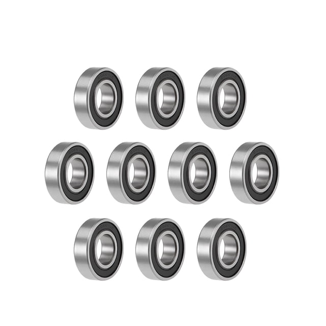 6002-2RS Rígidos Rodamientos Bolas Z2 15 mm X 32 mm X 9 mm Blindaje Doble Acero Carbono 10pcs