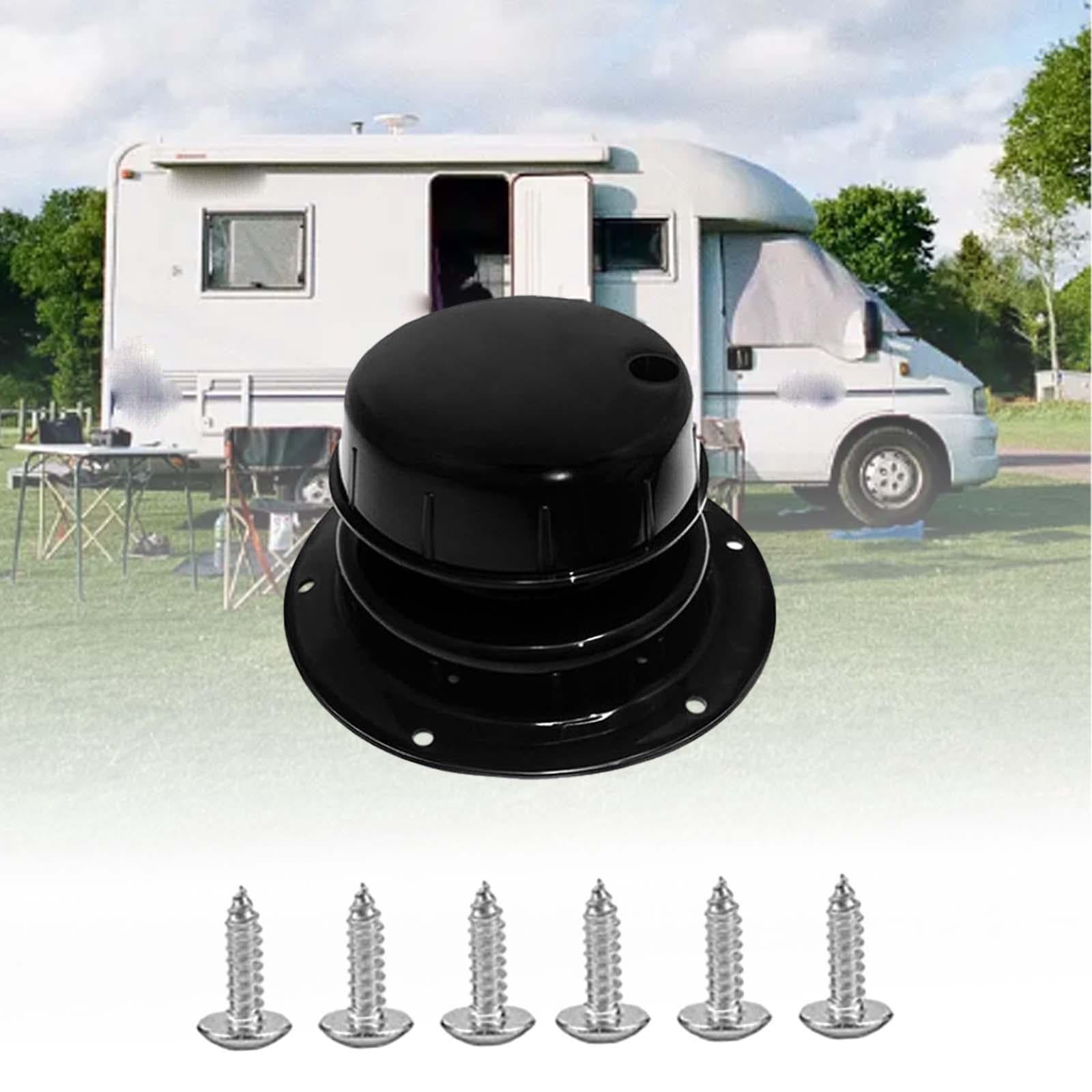 RV Roof Vent Cap RV Plumbing Vent Cap for Camping Car Motorhome Trailer Black