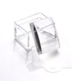 thumbnail image 1 of Juego de 2 sellos de silicona transparentes rectangulares para decoración de uñas Sello de silicona con raspador en forma de flor Disponible en 3 colores, 1 of 6