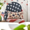 thumbnail image 2 of 4th of July Patriotic Independence Throw Pillow Cover, 12 x 20 Inch Memorial Day America Stars Decor Cushion Case for Sofa Couch, 2 of 6
