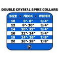 thumbnail image 2 of Pet and Dog Spike Collar, "Double Crystal  Spikes", 2 of 7