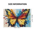thumbnail image 2 of Patifu Wooden Jigsaw Puzzle Butterfly Wings Paint Splatters Theme Gift for Family Friends 1000 PCS, 2 of 6