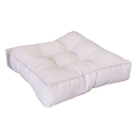 

KAOU Breathable Seat Cushion Solid Color Square Seat Cushion Breathable Cotton Linen Thickened High Elastic Padded Super Soft Home