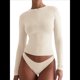 thumbnail image 3 of Top Corto de Larga con Cuello en V y Cremallera de un Cuarto para Mujer, Moda de Otoño 2025 Colorante de Avena L, 3 of 8