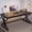Black Oak, variant on IBF Modern Black Computer Desk, Long Home Office Desk for Writing Study, Large Simple Wood Metal Work Desk in Bedroom, Big Pc Gaming Workstation Executive Computer Table, Black Oak, 60 Inch