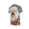 thumbnail image 4 of Roblox T-shirt pour Enfants Manches Courtes Col Rond Garçons Filles 3D Dessin Animé Chemises Décontractées, 4 of 6