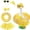 Style B(Yellow), variant on Forfamy Hawaiian Goose Outfit Summer Porch Goose Outfits Bikini Goose Clothes Cute Goose Costume for Outdoor Garden Yard Decor