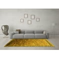 thumbnail image 3 of Ahgly Company Indoor Rectangle Oriental Yellow Industrial Area Rugs, 6' x 9', 3 of 4