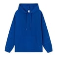 thumbnail image 6 of kamemir Plus Size Sweatshirts Mens Hoodies Pullover Oversized Acid Wash Hoodie Heavyweight Hoodie Men Athletic Vintage Sweatshirt Streetwear Unisex(Blue,3XL), 6 of 6
