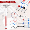 thumbnail image 4 of 18Pcs Long Head Deep Hole Marker Multifunction Long Nosed Marker Deep Drill Hole Carpenter Mark Waterproof Marker Pen, 4 of 5
