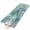 Turquoise, variant on Blue Sage Green Boho 2'x6' Runner Rugs for Hallway Kitchen Bedside Non Slip Washable, Vintage Ethnic Tribe Abstract Art Entryway Rug Runners with Rubber Backing, Long Carpet Runner for Laundry Room