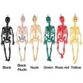 thumbnail image 3 of Mini Figure Tricky Halloween Toys Human Skeleton Funny Tricks Keychain Body Bones Model Pendant ROSE RED, 3 of 8