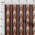 thumbnail image 1 of oneOone Georgette Viscose Fabric Stripe & Geometric Ikat Print Sewing Fabric BTY 42 Inch Wide, 1 of 4