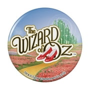 The Wizard of Oz Ruby Slippers Logo Pinback Button Pin